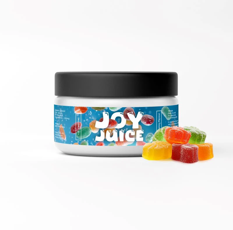 Joy Juice 250mg Canna Gummies- Vegan THC Gummies - Not for Faint Hearted