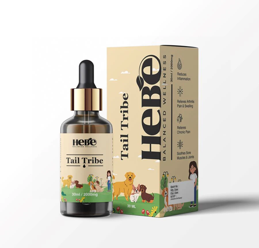 HebeWellness Tail Tribe | CBD Oil for Pets Anxiety | 3000mg Broad Spectrum CBD Oil - Image 2