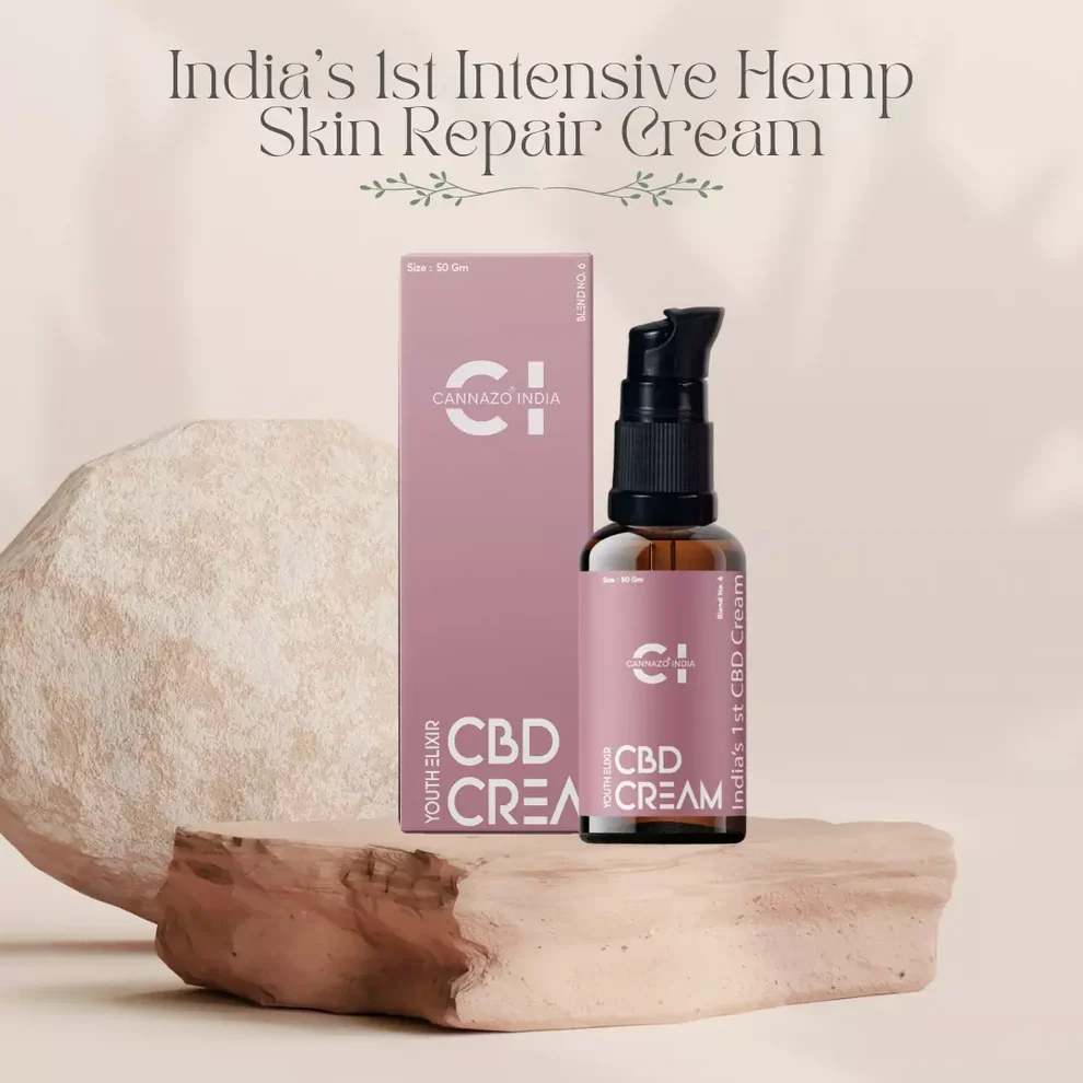 CannazoIndia Youth Elixir: India's First CBD / Vijaya Skin Care Cream - Image 2