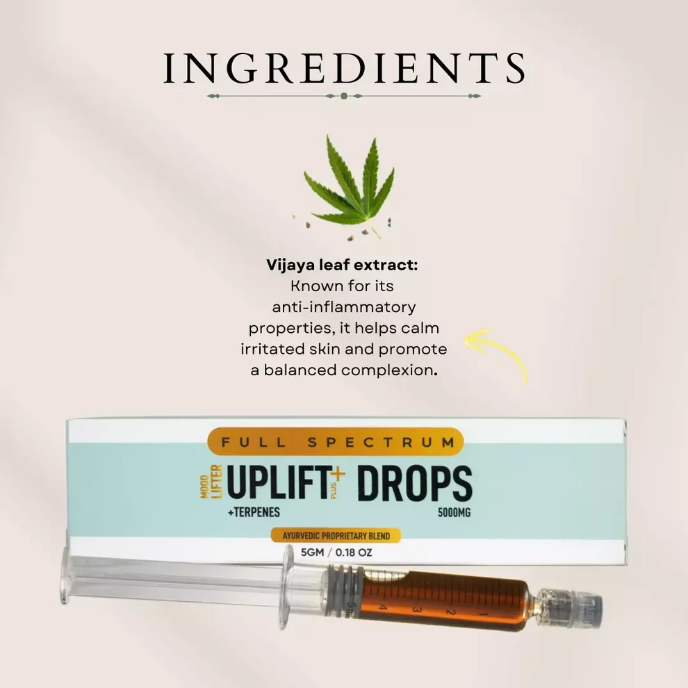 Cannazo India Uplift Plus Drops Extract Pen (Full Spectrum THC) - 5000mg(4ml) - Image 3