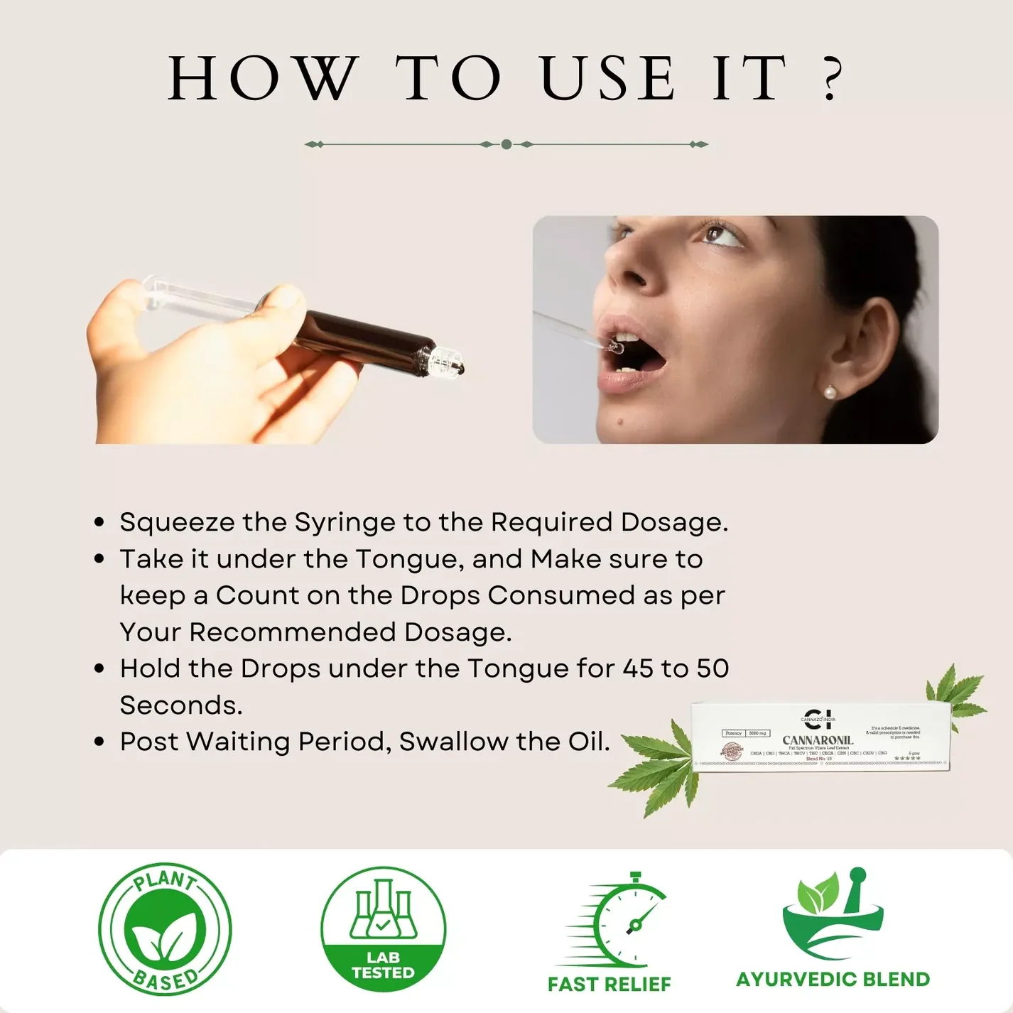 Cannazo India Cannaronil 5000mg - CBD Rich - Image 6