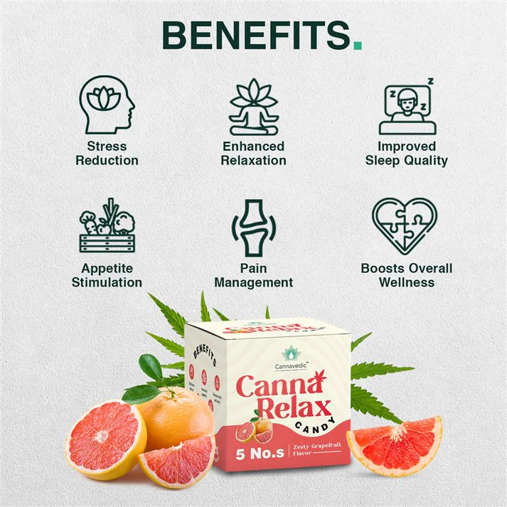 Cannavedic CannaRelax Ayurvedic Vijaya Candy | Pack of 5 | (2:1|THC:CBD) - 60mg - Image 5