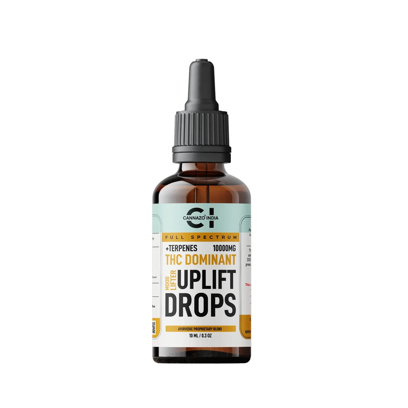 Cannazo India Uplift Drops – THC Dominant – Mood Lifters 10 Ml