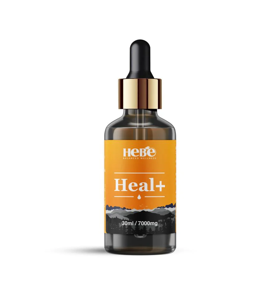 HEAL+ CBD Oil for Sleep and Stress Relief. 7000mg. 1:4 Full Spectrum CBD Oil