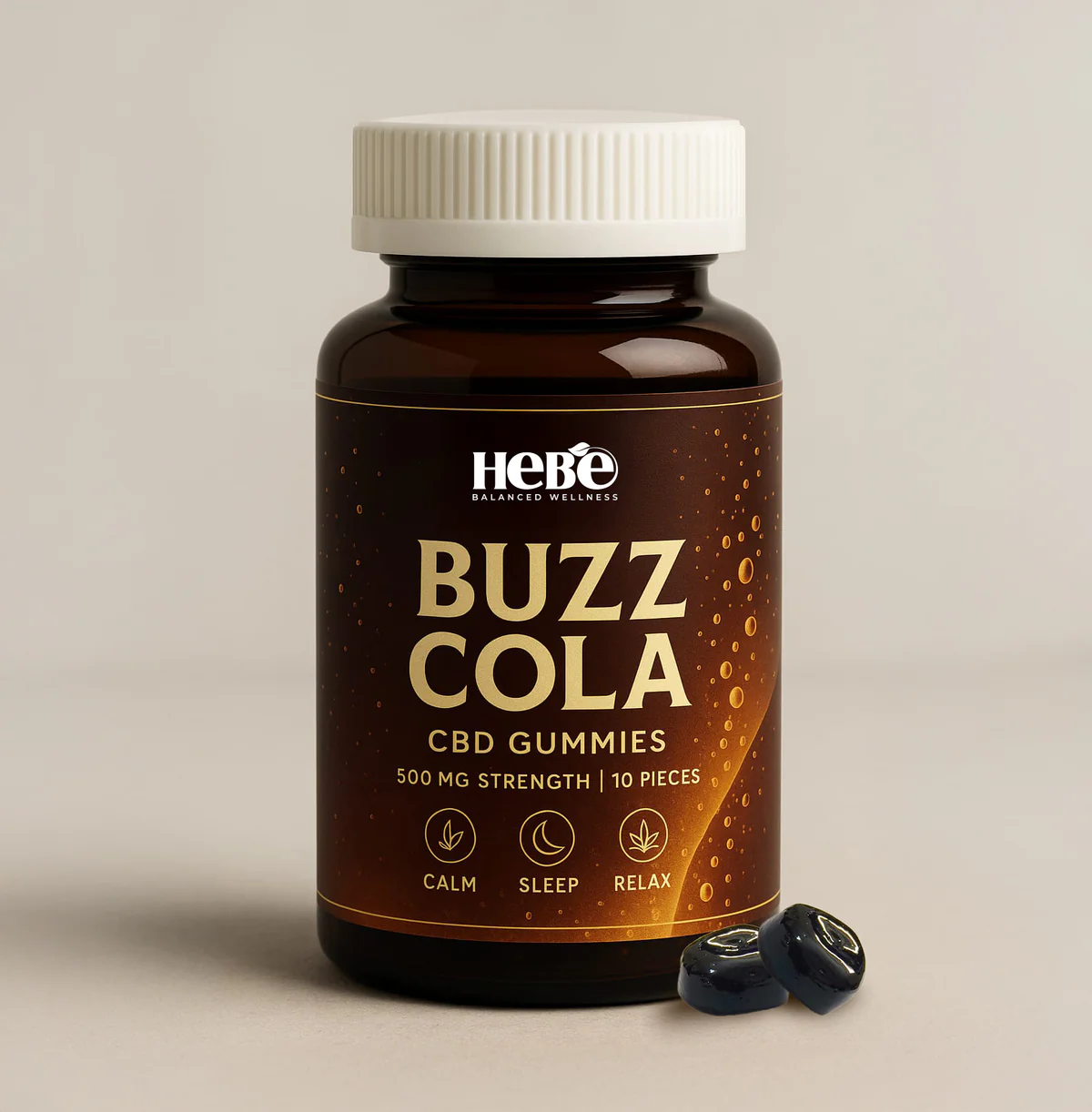 Hebe Buzz Cola CBD THC Gummies 500 MG - Image 3