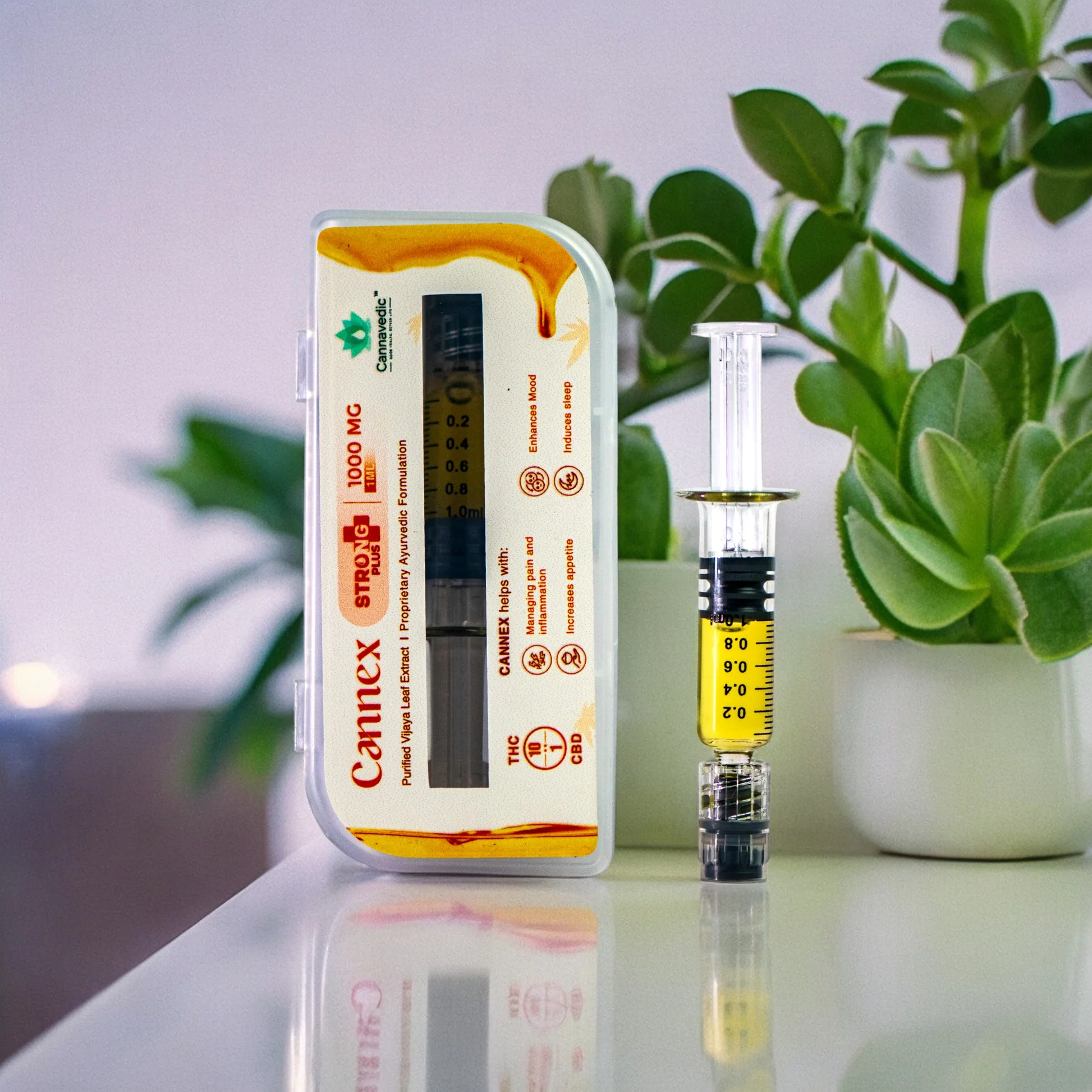 Cannavedic CannEx Strong Plus THC+CBD Extract (10:1|THC:CBD) 1000mg | 1ml