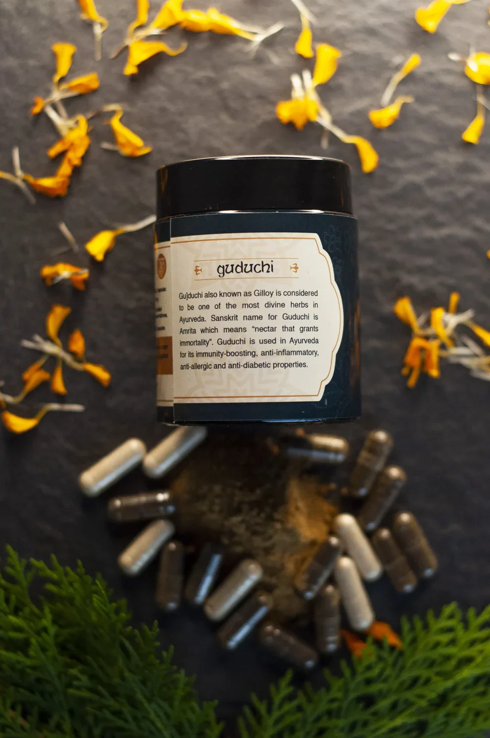 Cannavedic Guduchi Capsules – Immunity booster (60 capsules) - Image 4